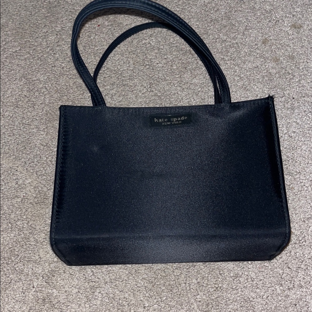 Kate Spade Classic Sam Icon Nylon Mini Black Small Tote